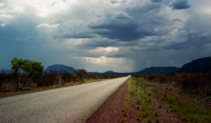 Menacing thunderclouds build over the Pilbara, WA