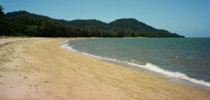 The golden sands of Pallon Beach, Dunk Island, QLD