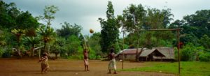 A tranquil village panorama, Espiritu Santo, Vanuatu