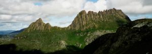 The jagged dinosaur ridge of Cradle Mountain, a true Tasmanian icon
