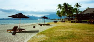 Manicured and pedicured sands and greens, Denarau Island, Fiji