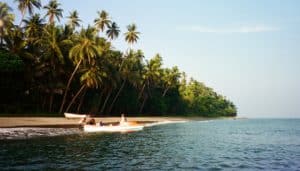 Pristine tropical scenery, Savo Island, the Solomons