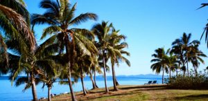 Breatktaking Momi Bay lies on Viti Levu’s southwest coast, Fiji