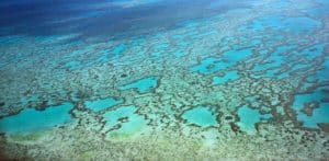 Electrifying views of the coral seascape of the Great Barrier Reef from the air