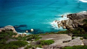 A canvas of granite set against a turquoise bay, Wilsons Prom N.P., VIC