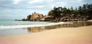 Magnetic Island features many picturesque bays, granite headlands and golden beaches