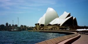 The curves and pointy angles of the Sydney Opera House make it one of most instantly recognizable buildings on the planet