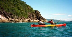 Sheltered bays and calm waters make Fitzroy Island a haven for kayaking