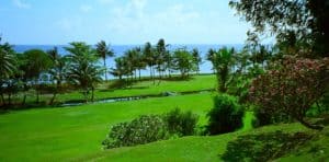 Manicured greens, Kokopo, E. New Britain, PNG