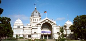 The Royal Exhibition Building and Carlton Gardens are World Heritage listed, Melbourne, VIC