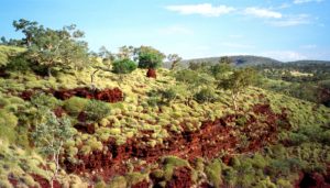 A clash of colors in Karijini N.P., WA