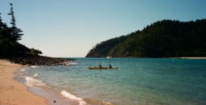 A calm bay to put in on Hook Island in the Whitsundays, QLD