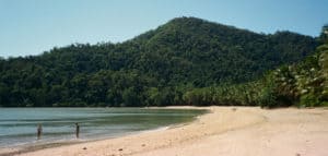 Dunk island is lushly forested and lies just a few miles offshore from Mission Beach, QLD